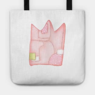 Pink Patched Crown for Princess Tote