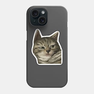 Bored cat Phone Case