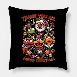 Thank You All & Merry Christmas Pillow