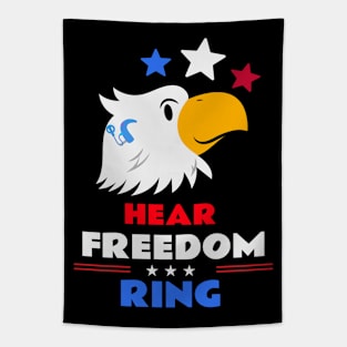 Hear Freedom Ring | 4th of July | Cochlear Implant Tapestry