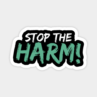'Stop The Harm' Social Inclusion Shirt Magnet
