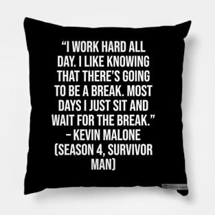 the office funny quote Pillow