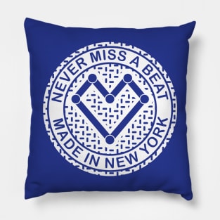 New York City's Heart (BLUE) Pillow