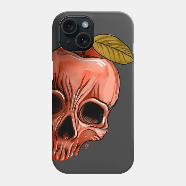 Apple Skull Phone Case by fakeface