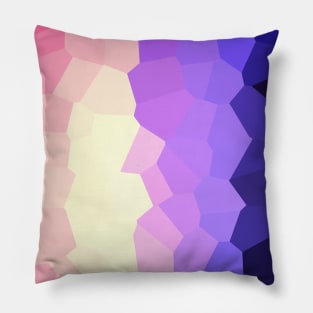 Polygon Style Pastel Color Pillow