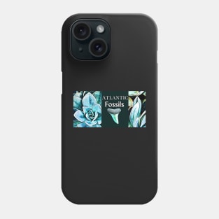 Succulents Beach Plants and Shark Teeth Phone Case