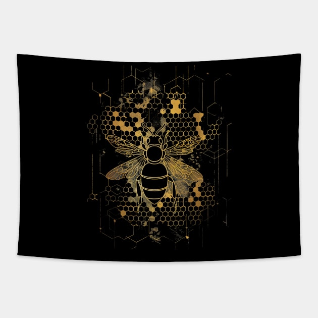 Bee Inspired Art Tapestry by TheStockWarehouse