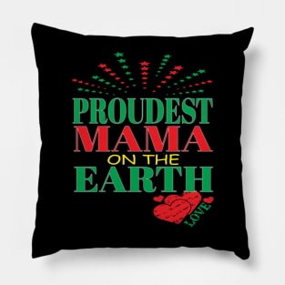 Proudest Mama On Earth Family Trip Happiest Place Family Mom Pillow