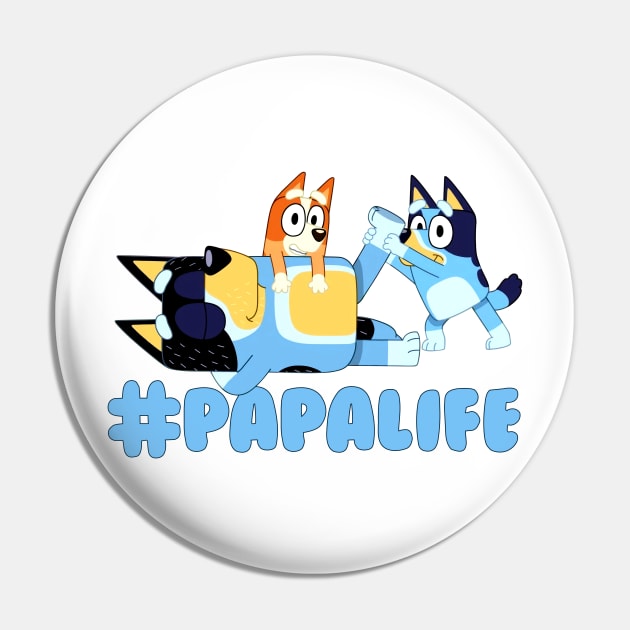 Bluey and Bingo Papalife Pin by Justine Nolanz