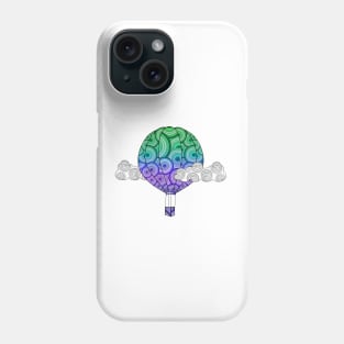 Up, Up, and Away in Shapes! A Colorful Geometric Balloon Phone Case