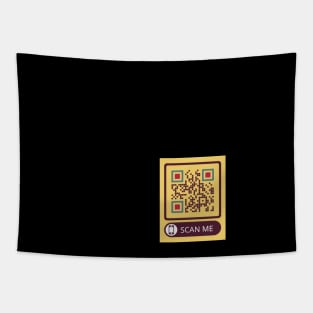 Magic Moon QR Code Tapestry