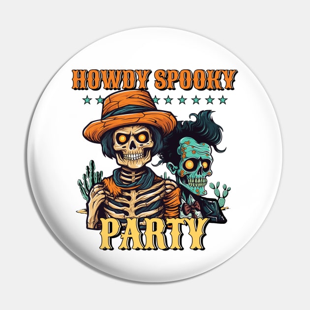 Howdy Spooky Party Pin by ToonSpace