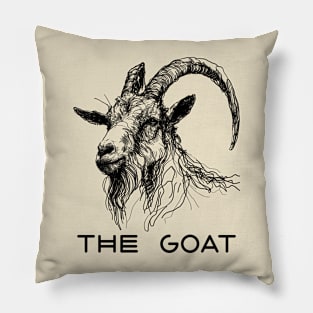 the goat tshirt, the goat, whos the goat, i am the goat Pillow