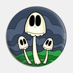 Ghost Choral Mushrooms (Not A Real Mushroom) Pin