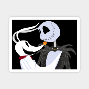 jack and zero best buds Magnet