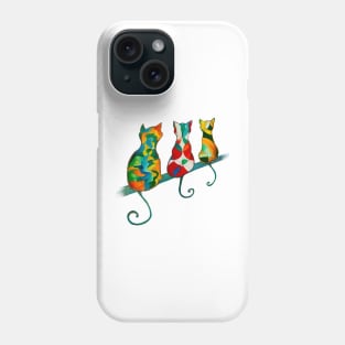 Kaleidoscope Kittens Phone Case