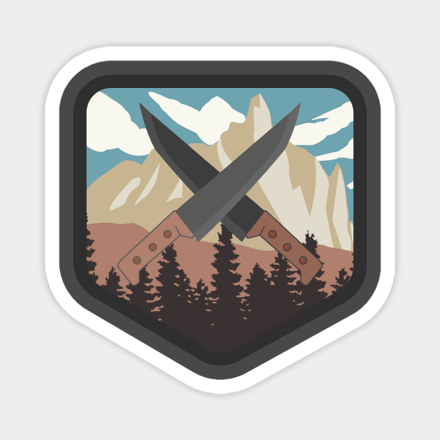 Outdoorsman Magnet by NathanGolden