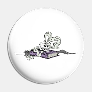 Skull Spell Pin