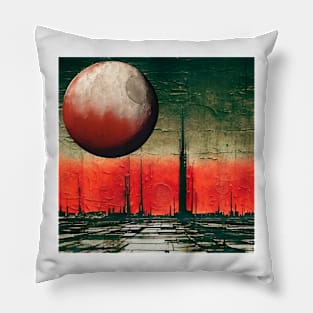 red moon #001 Pillow