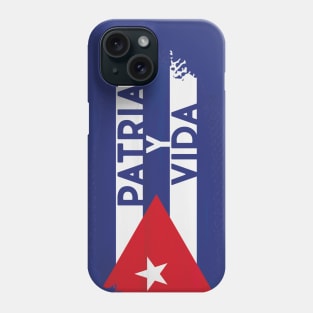 Patria y Vida SOS Cuba Freedom for Cuba Cuba Libre Phone Case