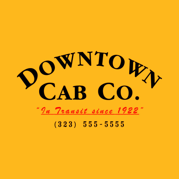 Downtown Cab Co. Yellow TShirt TeePublic