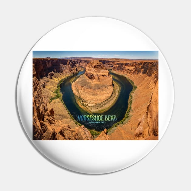 Horseshoe Bend Arizona Pin by Gestalt Imagery