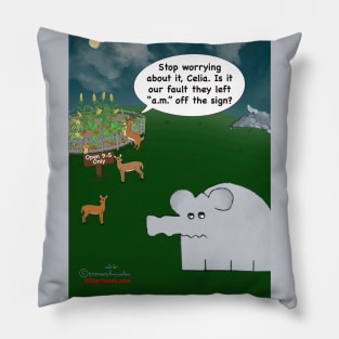 Deer Antics Pillow