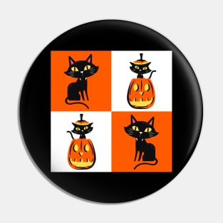 Happy Halloween Kitty Cat Party! Pin