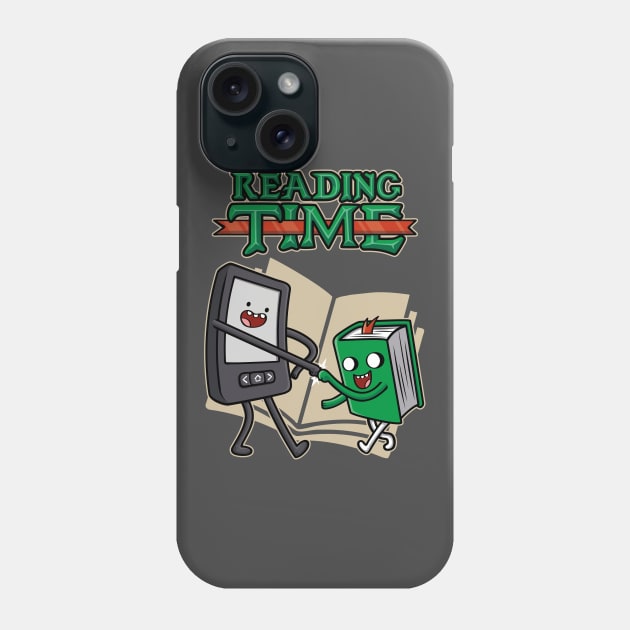 Reading Time v2 Phone Case by Olipop