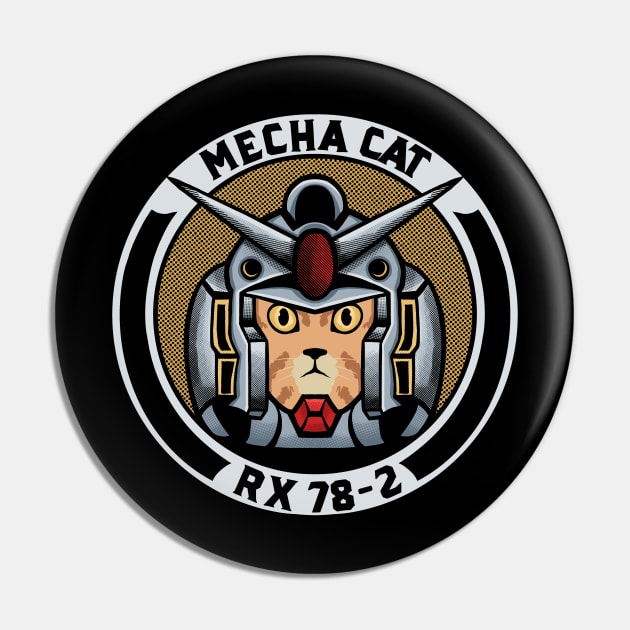 Mecha Cat Pin by feringrh