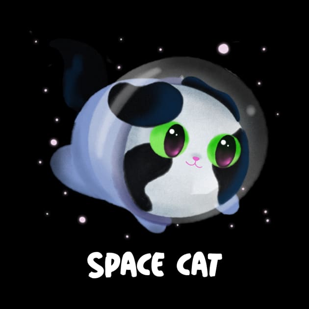 Space Cat by Purrestrialco