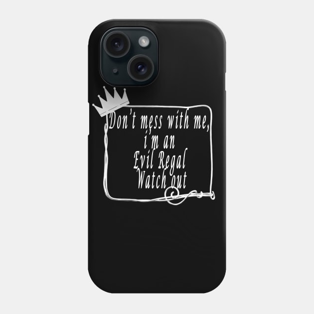 EVIL REGAL Phone Case by willow141