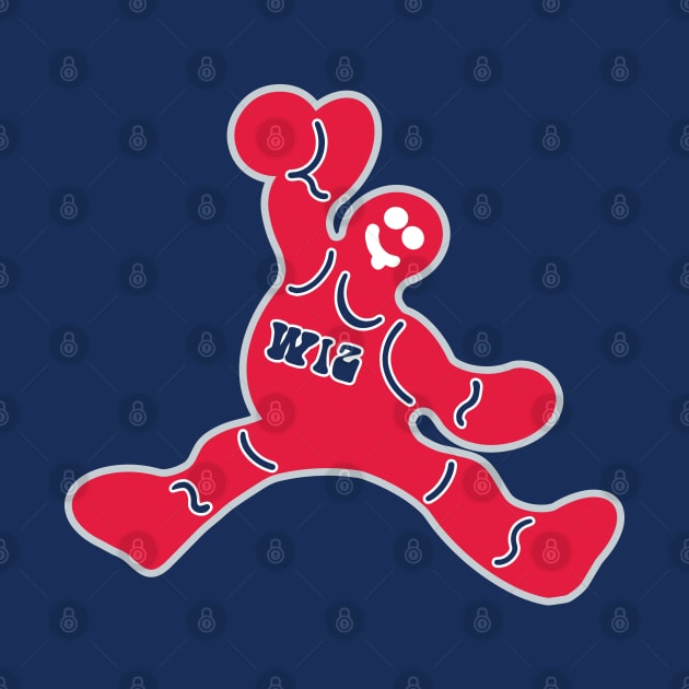 Jumping Washington Wizards Gingerbread Man by Rad Love