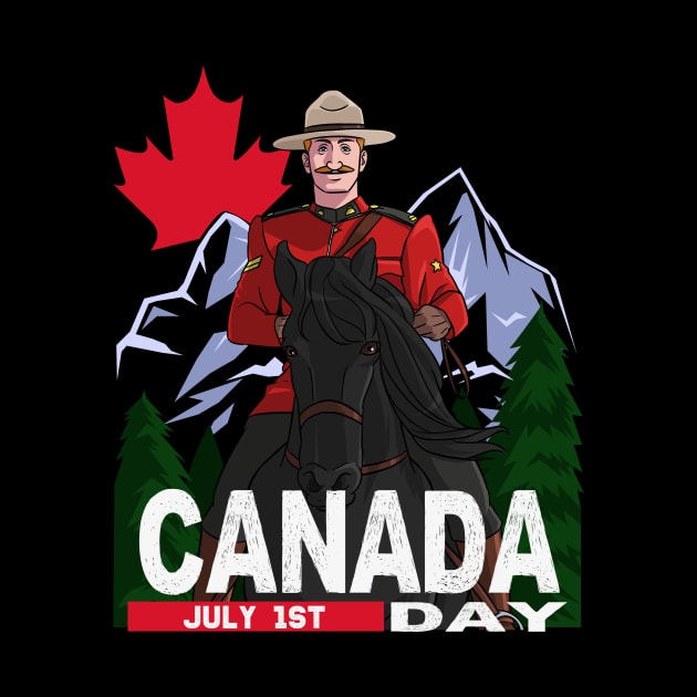 Canada Day Mountie by Noseking