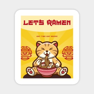 Let’s ramen 3 Magnet