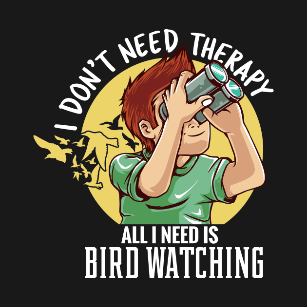 Birdwatcher Birdwatching Gift Idea T-Shirt Ornithology T-Shirt by TeeToby