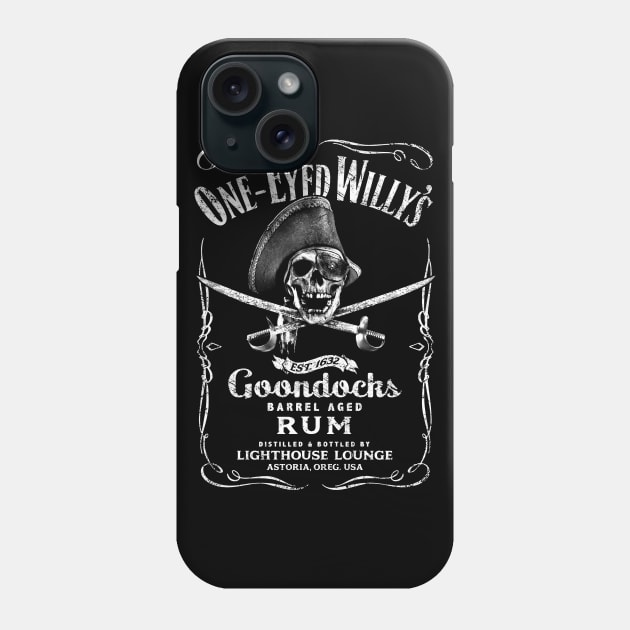 One-Eyed Willy's Rum Phone Case by Designwolf