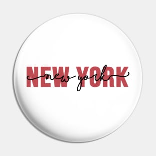 New York - Red Pin