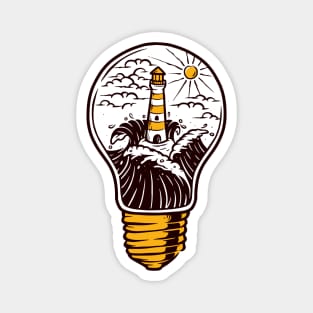 Lighthouse Lamp Magnet