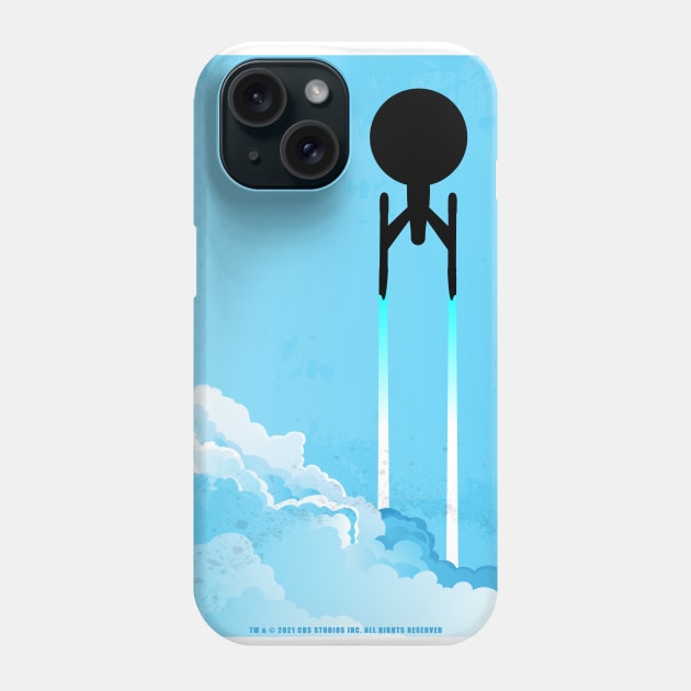 Star Trek™ Star Trek Enterprise- Bursting through the Clouds Phone Case by 5thmonkey