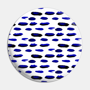 Shibori Dots and Clubs Pin