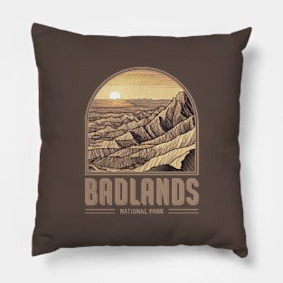 Badlands National Park Pillow