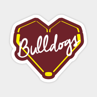 Heart of a Bulldog Magnet