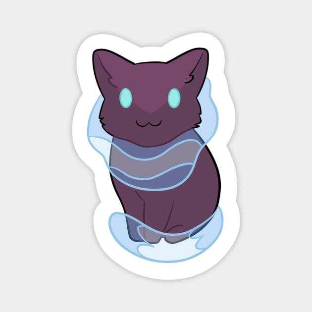 Melog cute cat Magnet by dragonlord19