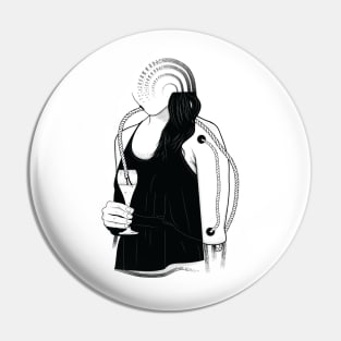 Black & white Elegant Art 20 Pin