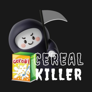 Cereal Killer Food Pun Humor T-Shirt