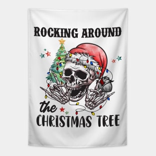 Rockin' Around the Christmas Tree Tapestry