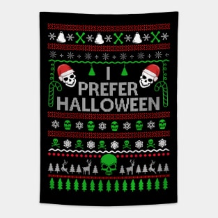 Spooky Christmas Skelecrew Tapestry