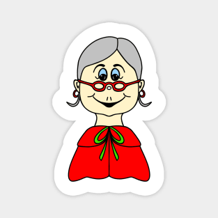 MRS Claus Merry Christmas Magnet