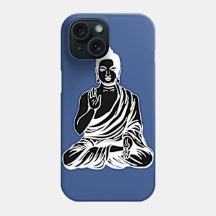 Buddha (white) Phone Case